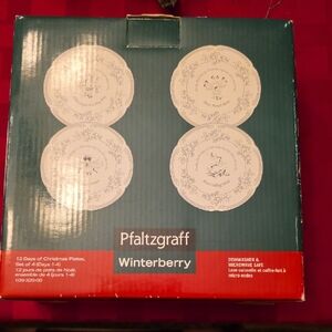 Pfaltzgraff 12 Days of Christmas Plates Days 1-4